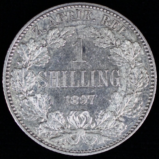 1897 South Africa silver shilling