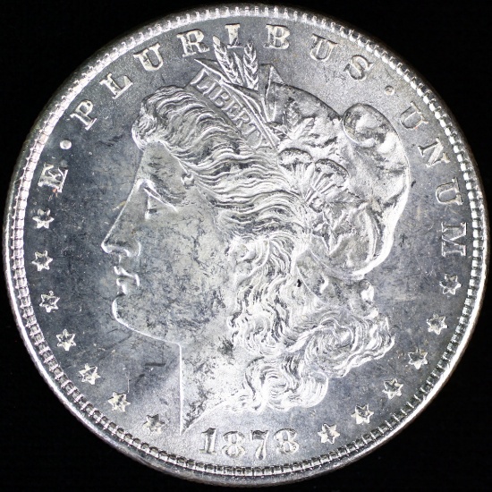 1878 8-tail feather U.S. Morgan silver dollar