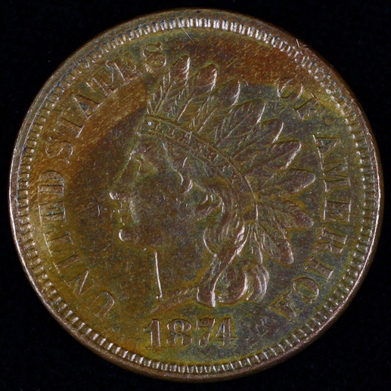 1874 U.S. Indian cent