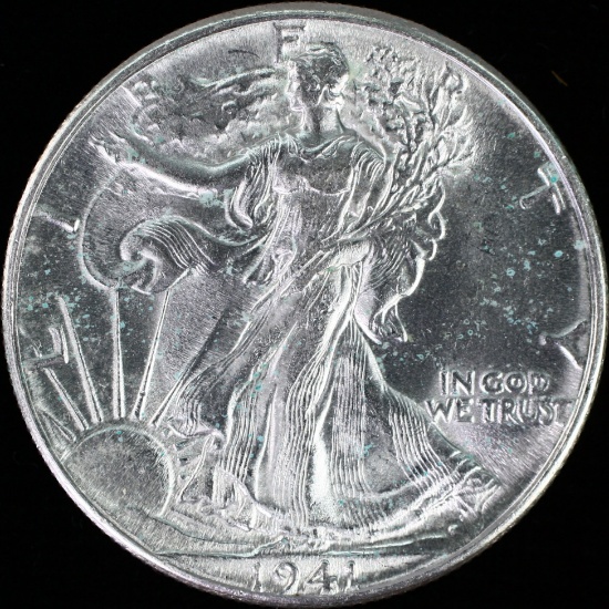 1941 U.S. walking Liberty half dollar