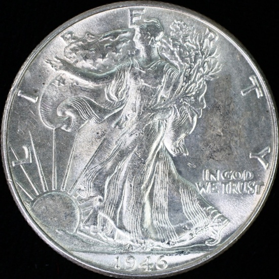 1946 U.S. walking Liberty half dollar