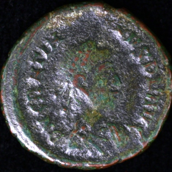 Ancient Rome TheodosiusI bronze coin