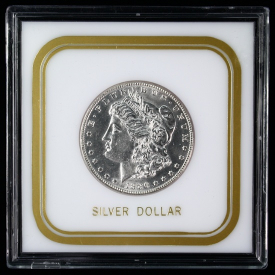1886 U.S. Morgan silver dollar