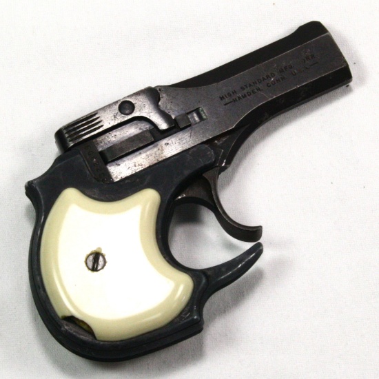 Estate High Standard Derringer take-down pistol, .22 LR cal