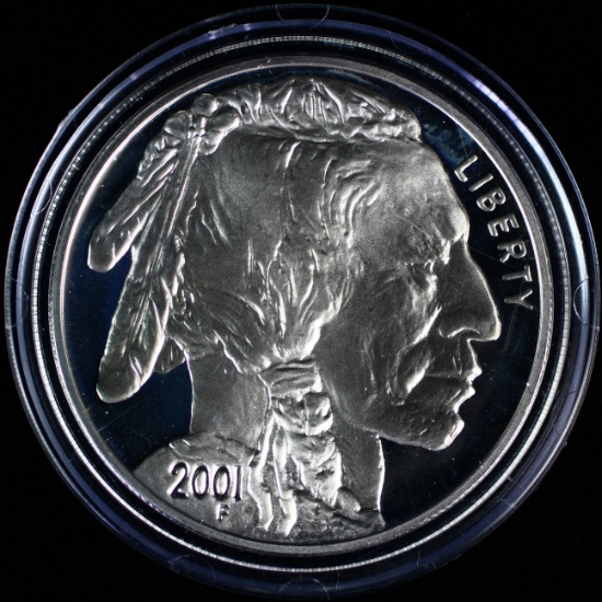 2001-P U.S. proof buffalo commemorative silver dollar