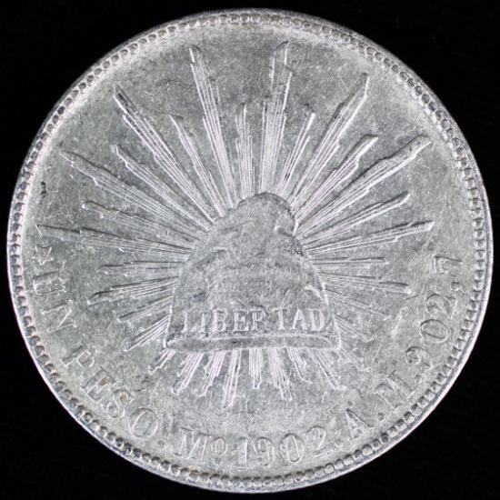 1902Mo Mexico silver peso