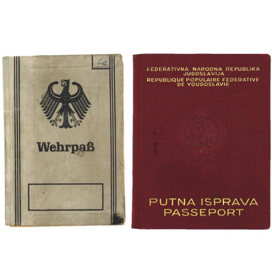 Pair of European travel documents