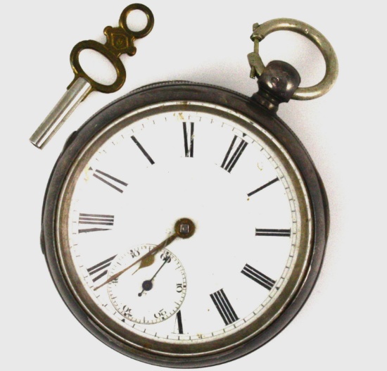 Circa 1890 Birmingham, England key-wind open-face pocket watch