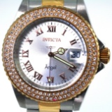 Estate Invicta Angel rose-gold plated stainless steel wristwatch