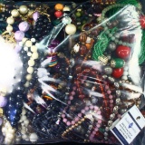 Lot of  60 better estate mostly plastic necklaces