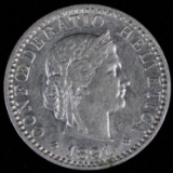 1891B Switzerland 20 rappen