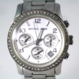 Estate Michael Kors diamond 10ATM man’s stainless steel wristwatch