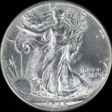 1945 U.S. walking Liberty half dollar