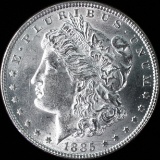 1885 U.S. Morgan silver dollar