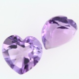 Unmounted amethysts