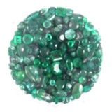 Unmounted natural emeralds
