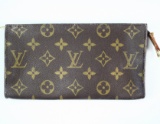 Authentic estate Louis Vuitton Monogram canvas zipper makeup bag