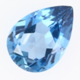 Unmounted blue zircon