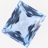 Unmounted blue topaz