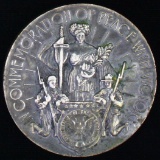 Large 1919 silver WWI Commemorative of Peace with Victory medal