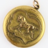 Antique Horton & Angell gold-filled locket