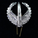 Nazi Germany SS rocket lapel pin