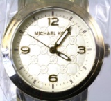 Like-new Michael Kors gold-tone stainless steel wristwatch