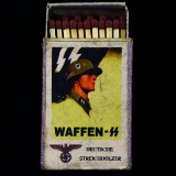 Nazi Germany Waffen-SS match box with unused matches