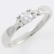 Authentic estate Tiffany & Co. .950 platinum diamond ring