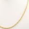 Estate 14K yellow gold rope chain