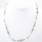Estate Silpada sterling silver pearl & crystal bead necklace