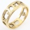Estate James Avery 14K yellow gold “I LOVE JESUS” band ring