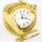 Like-new Ciprini covered quartz pocket watch