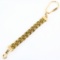 Vintage 14K yellow gold woven watch chain