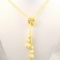 Vintage genuine ivory beaded lariat necklace
