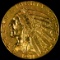 1911 U.S. $5 Indian head gold coin
