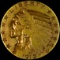 1912 U.S. $5 Indian head gold coin