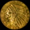 1926 U.S. $2 1/2 Indian head gold coin