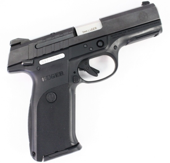Estate Ruger 9E semi-automatic pistol, 9mm cal,