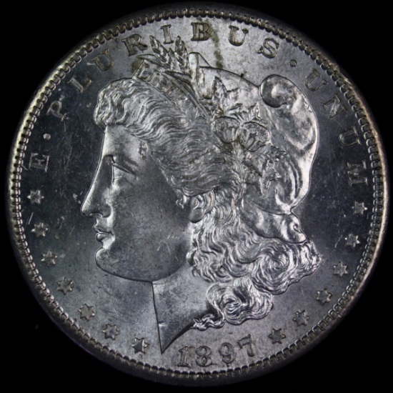 1887-S U.S. Morgan silver dollar