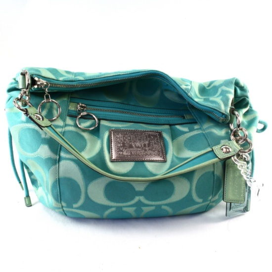 Authentic estate Coach estate canvas handbag