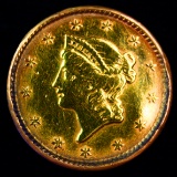 Circa 1850s type 1 U.S. Liberty head gold coin
