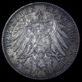 1901-A Prussia [German States] silver commemorative 2 mark