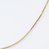 Estate 14K yellow gold box chain