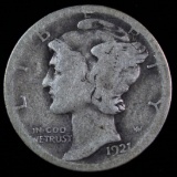 1921-D U.S. Mercury dime