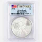 Certified 2012 U.S. American Eagle silver dollar