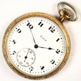 Circa 1921 17-jewel Elgin Model 3 open-face pocket watch