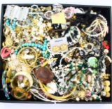 Lot of 10.9 lbs of estate fashion jewelry