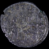 Ancient Roman silver antoninianus