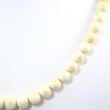 Vintage genuine ivory beaded necklace
